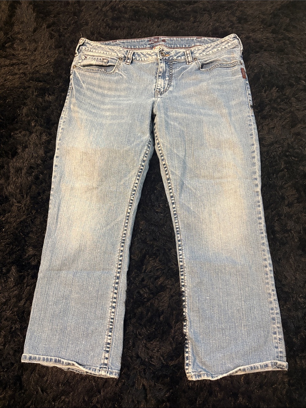 Silver Jeans Light Blue Ankle Crop Jeans